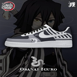 Custom Printed Obanai Iguro Sneakers