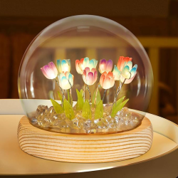 Night Light Lamp,Artificial Flower Lamp LED Decorations